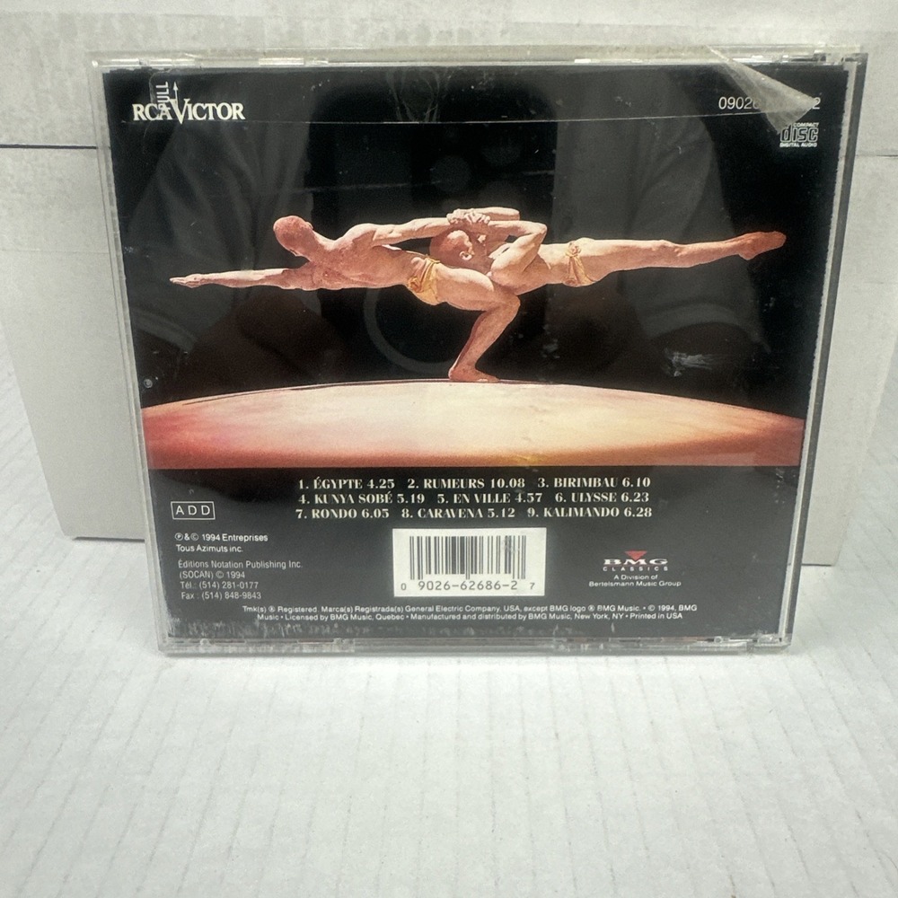 Mystere - Music CD - Cirque Du Soleil - 1994-11-08 - RCA - Very Good - Audio CD - Picture 2 of 3